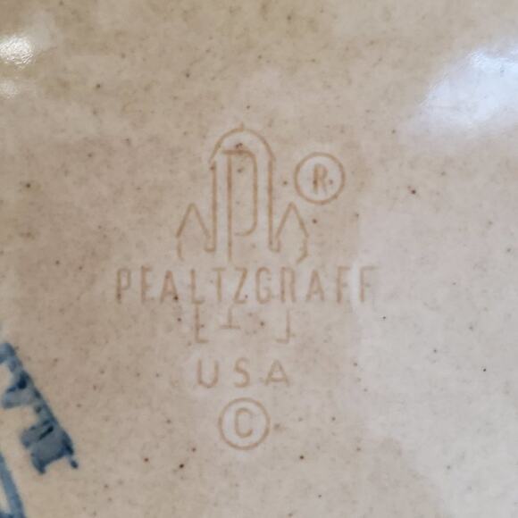 Vintage Pfaltzgraff MAFA American Quilt Block Dinner Plate Set (2) - Picture 4 of 5